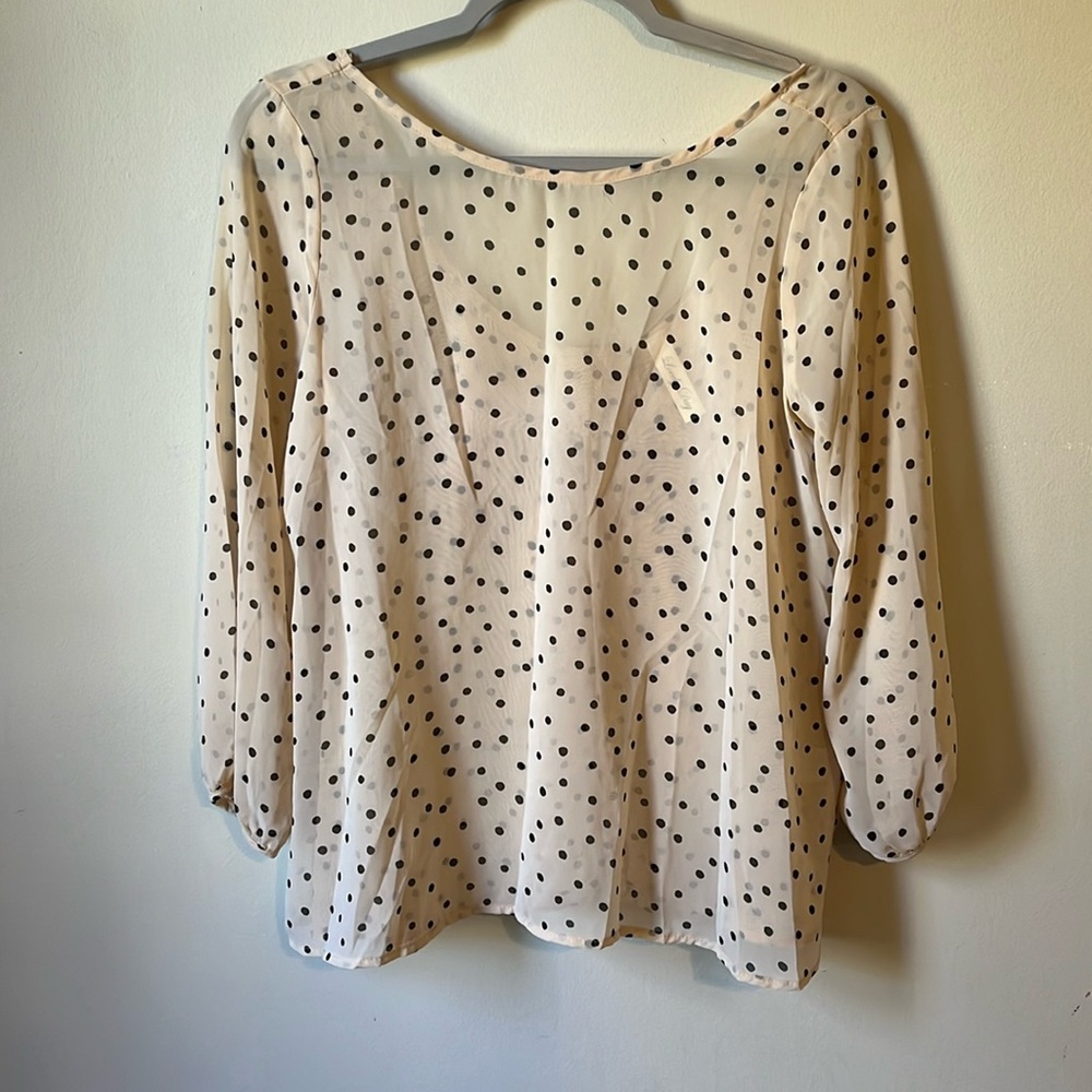 Now backed blouse